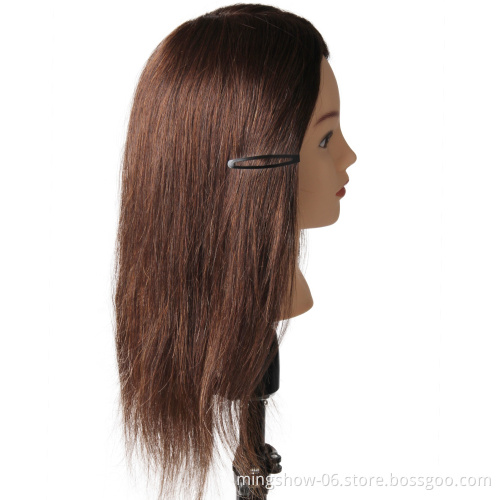 Practice Hairdressing Training Head Super Quality with 100% HUMAN Hair